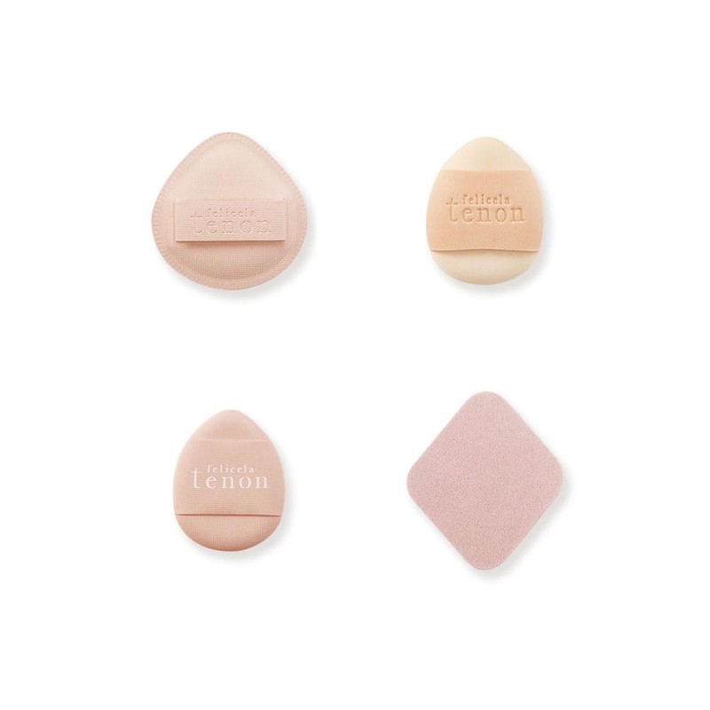 Felicera Latinone Finger Touch Puff FETN 901 (Set of 4)