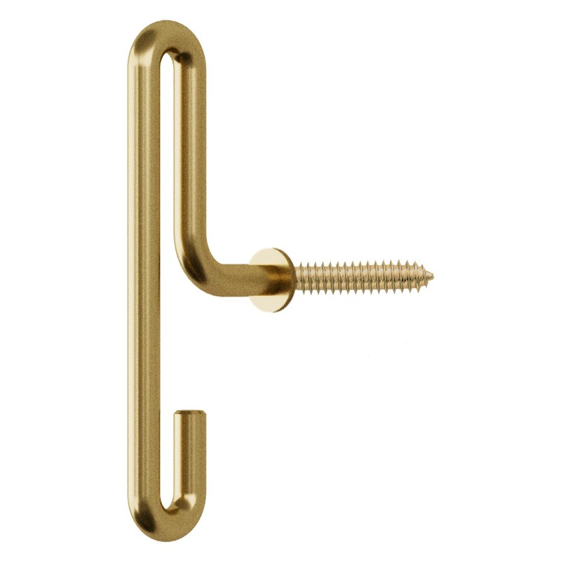 MOEBE WALL HOOK Wall Hook, Small, Small, 2 Pieces Brass