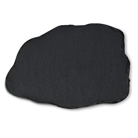 mtb more energy Slate Sign Plate [Pack of 2] - 22 x 15 cm Left Sloping - Natural Shape - DIY - for Writing or Engraving Yourself for Gifts, Crafts, Household, Garden