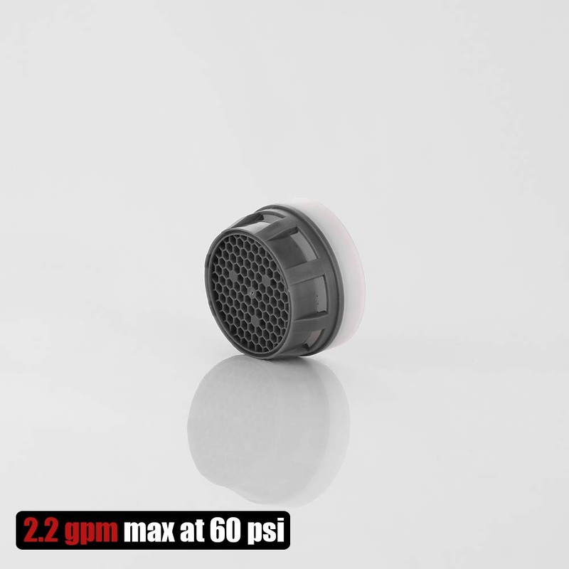 JQK Faucet Aerator, 2.2 GPM Flow Retrictor Insert Faucet Aerators