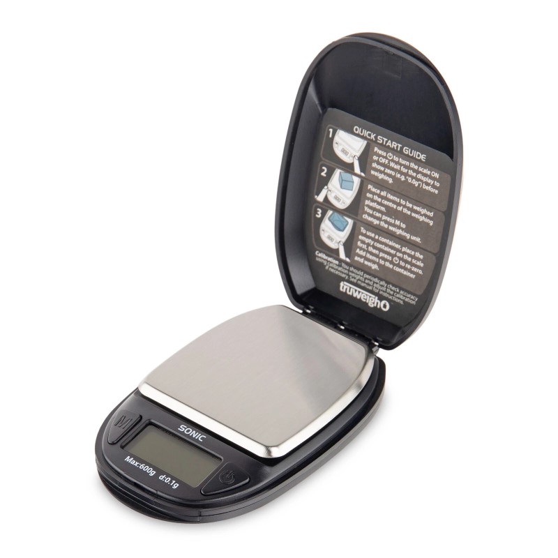 Truweigh Digital Kitchen Food Scale for Cooking - Grams &