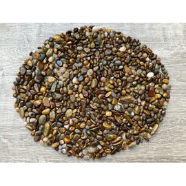 Wholesale Natural Semi Tumbled Pietersite Gemstone Chips, Crushed Mini Crystals, Undrilled Crystal Chips (Pietersite, 0.25 Pound)