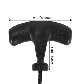 JIAYAN 2 Pieces Starter Handle with Recoil Starter Rope,Lawn Mower Pull Cords 1.5-Meter for Pull Recoil Starter,Lawn mowers,Rope Trimmers,Trimmers Etc