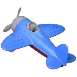 Green Toys Airplane, Blue/Red CB - Pretend Play, Motor Skills, Kids Flying Toy Vehicle. No BPA, phthalates, PVC. Dishwasher Safe, Recycled Plastic, Made in USA.