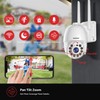 BOAVISION 5MP Security Camera Outdoor, Wireless WiFi IP Camera Home