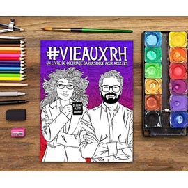 Vie aux RH : Un livre de coloriage sarcastique pour adultes (French Edition)
