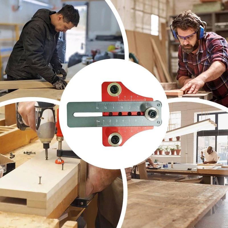 Thin Rip Tablesaw Jig, Adjustable Ripping Guide Aluminum Rip Jig,