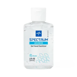 Medline Spectrum Gel Hand Sanitizer with 70% Ethyl Alcohol, 2 oz., Each
