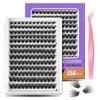 Madam Fifi Fluffy Lash Clusters, 156 Lightweight Clusters Individual lashes,