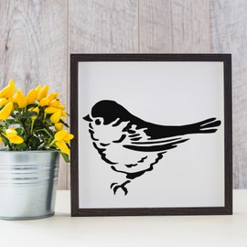 MBAIYO 12pcs Hummingbird Butterfly Dragonfly Stencils Template, 5.5 inch Reusable Plastic Stencils for Painting on Wood Canvas Walls DIY Crafts Nature Spring Template Home Decor