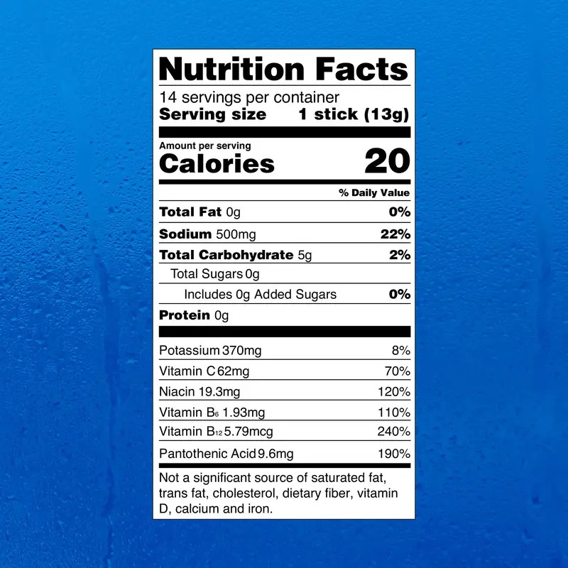 Sugar-Free Hydration Powder Sticks – Mandarin Orange Flavor – Electrolyte