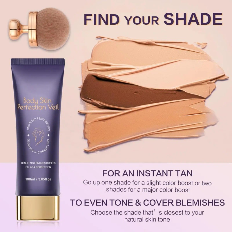 Crema Correctora Corporal, Para Cubrir Tatuajes Y Cicatrices