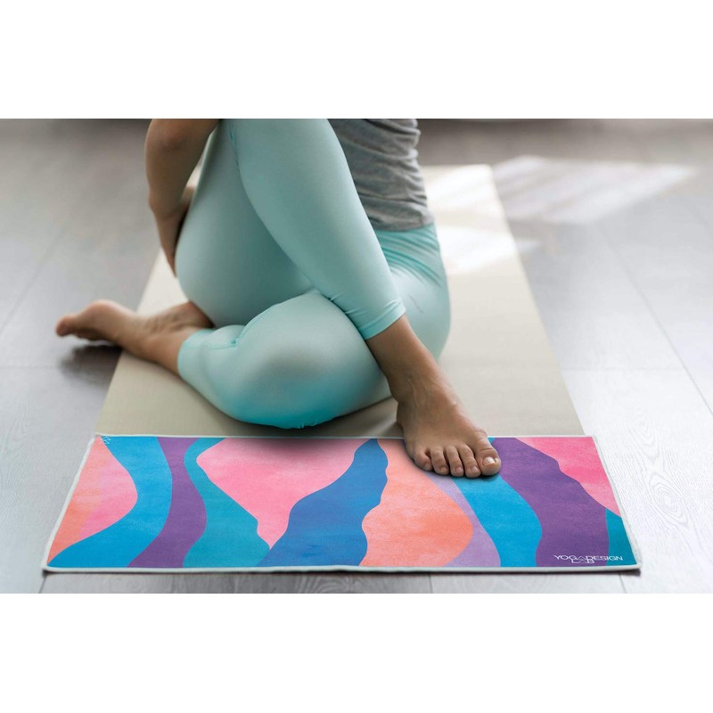 Yoga Design Lab Hand Towel Microfiber Size 15" X 24"