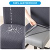 Bar Stool Covers Set of 4, Stretch Removable Polar Fleece