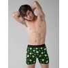 Valentines Underwear for Men Weed Hearts Fun Boxer Briefs Gift
