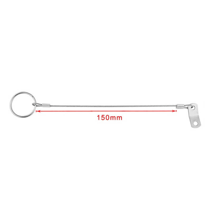 ZONADAH Set of 5 Stainless Steel Lanyard Quick Release Pin