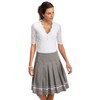 MarJo Fiona Women's Costume Skirt Grey 34, gray