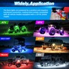 8 Pods Alloy RGB LED Rock Lights for Jeeps Trucks