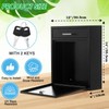 Yaocom Locking Mailbox with Key for Outdoor 14 x 12