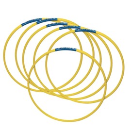S&S Worldwide 3X Weighted Heavy Hoops. 35" Diameter Hoops Weigh 3 Times The Weight of Ordinary Hoops. Heavier Hoops are Easier to Hula and Help Burn More Calories!