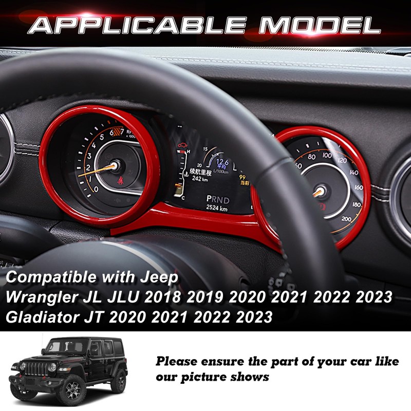 x xotic tech Dashboard Instrument Cluster Panel Trim Compatible with