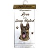 E&S Pets German Shepherd Kitchen Towels, Off-White Small