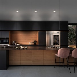 Ledvion Seville LED Recessed Spotlight, Stainless Steel, 5 W, 2700 K, Diameter 92 mm, Dimmable, Square, Easy Installation, Ceiling Spotlight, Recessed Spotlight Frame