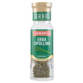 Cannamela, Linea Maxi Oro, Erba Cipollina Essiccata, Confezione da 10g, Sapore Delicato, Utile per Insaporire Insalate e Salse a Base di Yogurt, si Abbina a Formaggi, Torte Salate e Pesce
