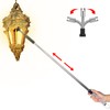 Long Lighter, USB Rechargeable Electric Arc Lighter Retractable Length (11.4in-27.55in),