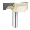 sourcing map Bottom Cleaning Router Bit 1-3/4" Diameter 1/2" Shank