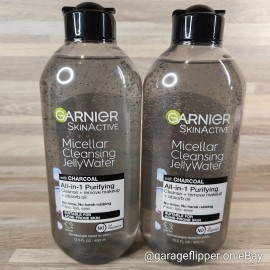 Garnier 2 Garnier Skin Active Micellar Cleansing Jelly Water Charcoal Purifying 13.5oz