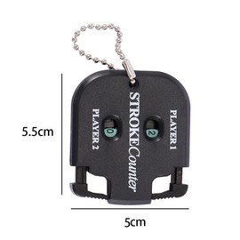 Golf Score Counter Stroke Counter, Golf Result Counter, Golf Result Indicator, Hand Counter Counter, 2 Pieces Score Counter Golf Result Indicator, Golf Score Counter with Key Chain, Score Counters
