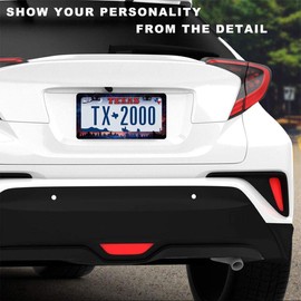 1 Piece of Sky Forest License Plate Frame for Men and Women, Purple Starry Sky Decorative Car Accessories (Starry Sky Galaxy)