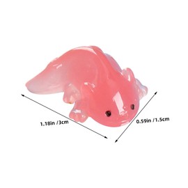 FUNOMOCYA 9pcs Charming Resin Figurines Micro-Landscape Accessories Miniature Animal Ornaments for DIY Decor