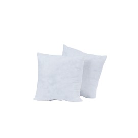 Fairfield Poly-Fil Basic Insert for Décor and Throw Pillows (2 Pack), 18" x 18"
