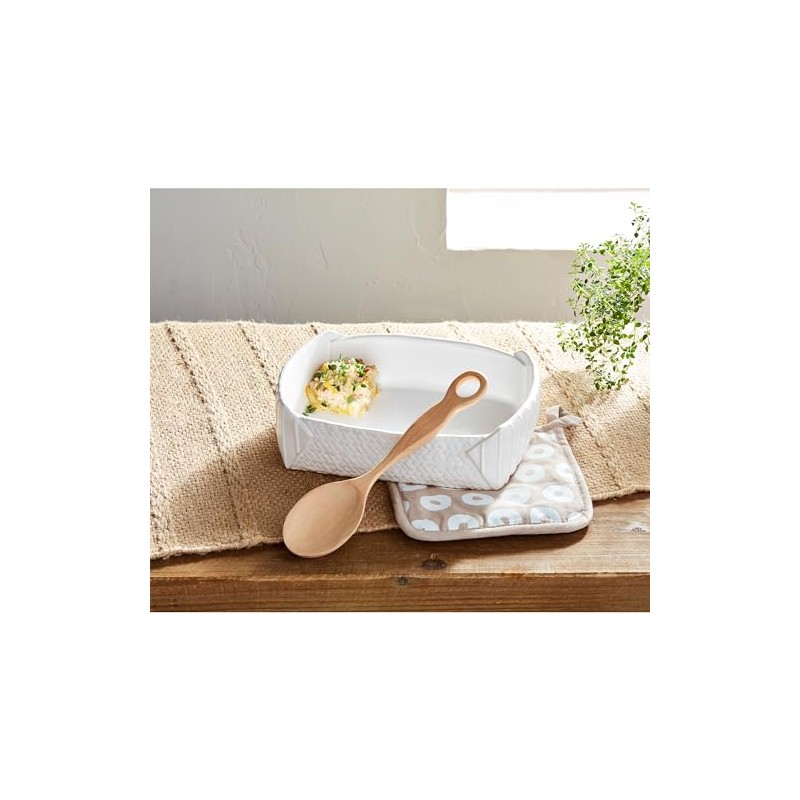 Mud Pie White House Set, baker 9" x 7"