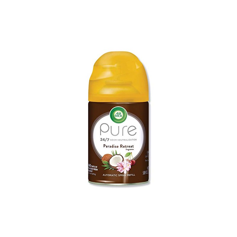 Freshmatic Life Scents Ultra Refill, Paradise Retreat, 5.89 Oz Aerosol,