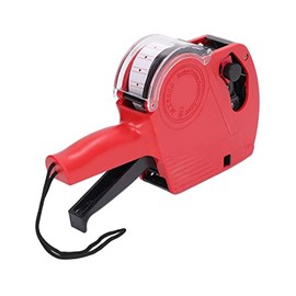 Máquina Etiquetadora Manual, Pistola Etiquetadora de Precios de 8 Dígitos con Cartucho, Herramienta Portátil de Mado de Precios, Accesorios Profesiona