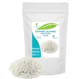 Cetearyl Alcohol - 100 gr | Use as Ingredient in Conditioners, Cream shampoos, Skin Care, Body Care, Hair Conditioning, Sun Care