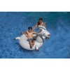 Swimline Inflatable Goat Swim Ring, Grey,56"/46"/16"-44"
