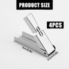 Lyreh 4pcs Crayfish Peeler Tool, Stainless Steel Crawfish Sheller Device