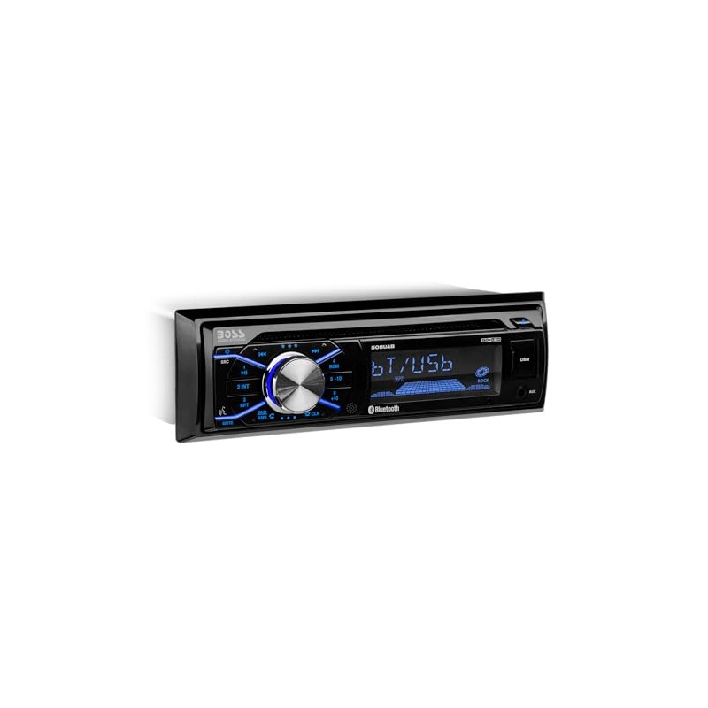 BOSS Audio Systems 508UAB Car Stereo - Single Din, Bluetooth,