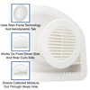 RecPro Trailer Exterior Vent Cowl | Driver's Side Front |