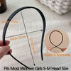 3 Pack Headbands Designed for Eyewear,Flex No Pressure Hairbands for