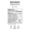 tranont REPLENISH MUSHROOM COMPLEX WITH ASHWAGANDHA AND FULVIC ACID Tranont