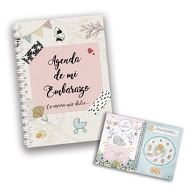 Pregnancy Planner, Sweet Wait, Pregnancy Diary, Week by Week, Pregnancy Reminder, 96 Pages 16 x 22 cm Arguval