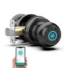 Anweller Smart Door Knob with Lock, Fingerprint Code Keypad Keyless