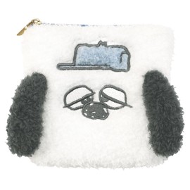 Tees Factory SN-5544416OL Snoopy Fluffy Zipper Case Olaf H120 x W120 x D22 mm