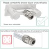 G-Sunny RV Outdoor Shower Head with Hose and Quick Connect