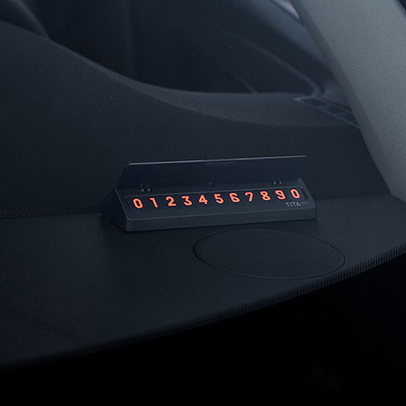 Car Temporary Parking Sign Stable Structure Environmentally Friendly Small Compact